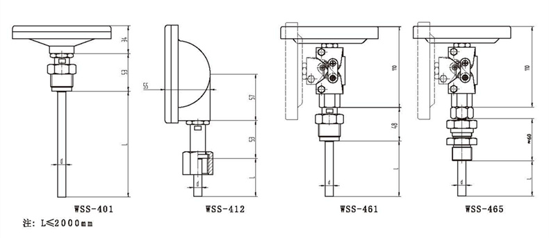 WSS工業(yè)雙金屬溫度計(通用型螺紋式)_雙金屬溫度計_第3張_重慶西珠儀表科技有限公司 WSS工業(yè)雙金屬溫度計(通用型螺紋式)_http://m.psytrip.cn_雙金屬溫度計_第3張